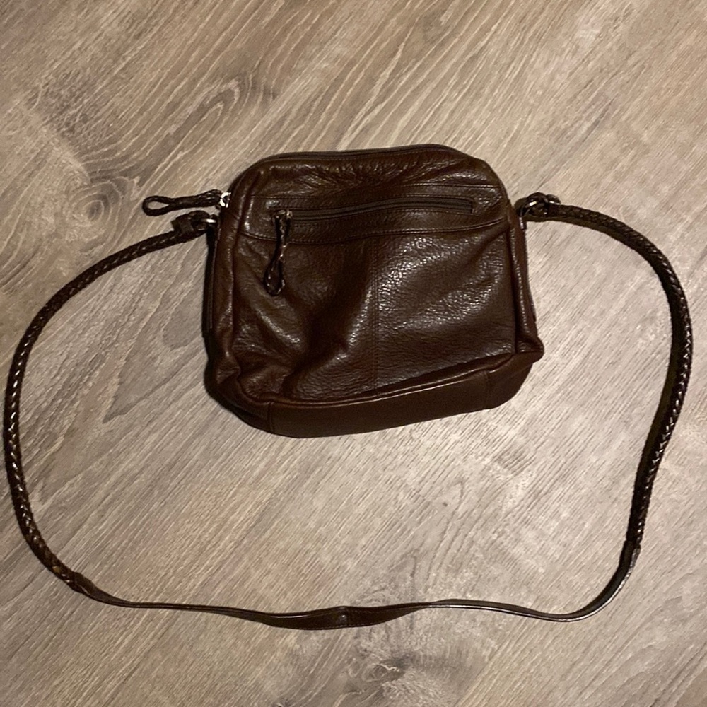 Genuine leather woolrich crossbody/shoulder bag